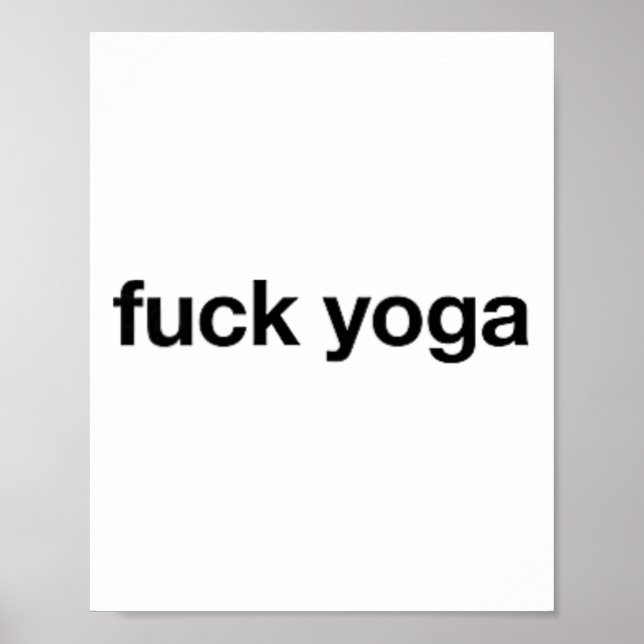 Yoga-Selbstfürsorge Poster (Vorne)