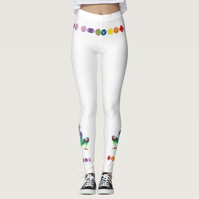 Yoga Seven Chakras Leggings (Vorderseite)