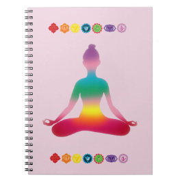 Yoga Seven Chakras Notizblock
