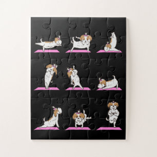 Yoga Shih Tzu Hund Funny Jig sah Puzzle
