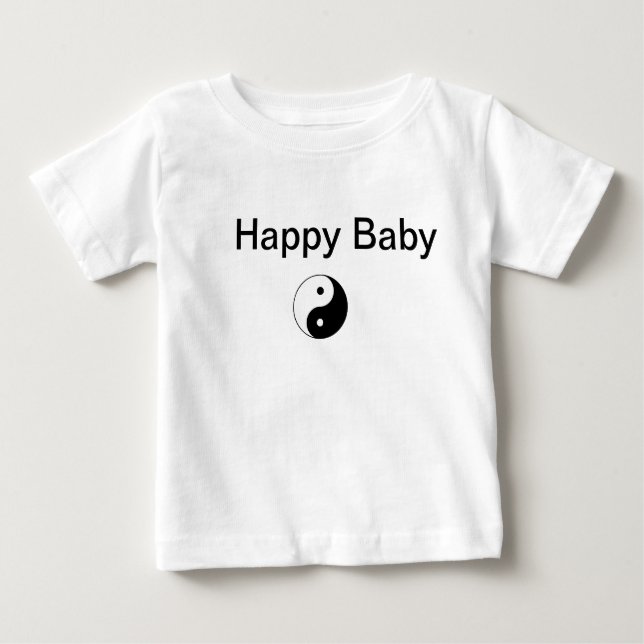 Yoga-Shirt für ein glückliches Baby Baby T-shirt (Vorderseite)