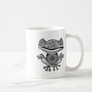 Yoga-Shirt Yoga-Frosch Mandala Meditation Cl-Lehre Kaffeetasse
