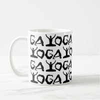 Yoga-Silhouetten