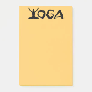 Yoga-Silhouetten Post-it Klebezettel