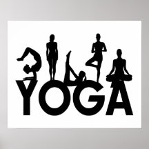 Yoga Silhouetten
