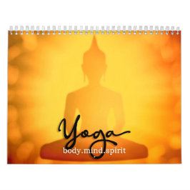 Yoga Silhouetten Wall Calendar Kalender