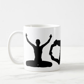 Yoga Silhouettes Kaffeetasse