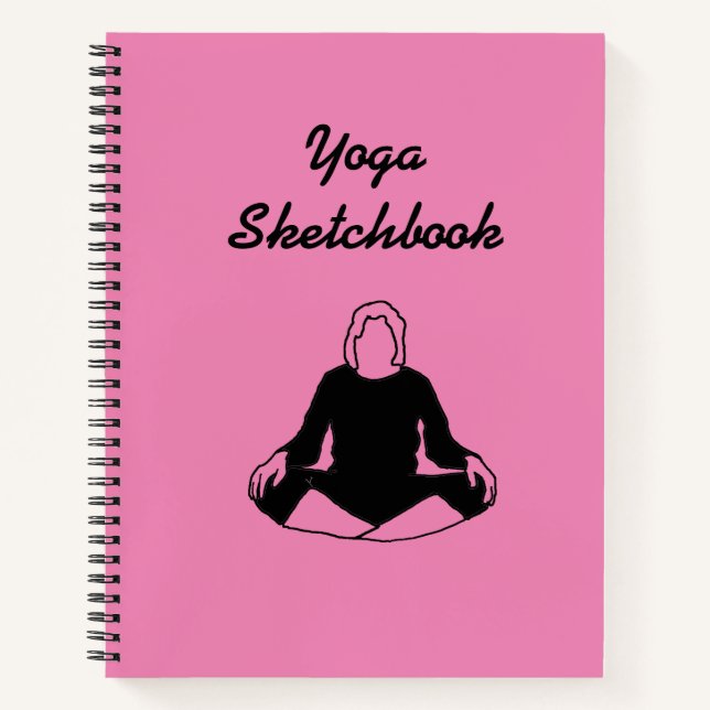 Yoga Sketchbook  Notizbuch (Vorderseite)