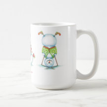Yoga Snowmanweihnachtskaffee-Tasse