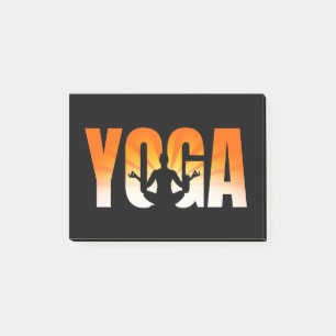 Yoga Sonnenschein Post-it Klebezettel