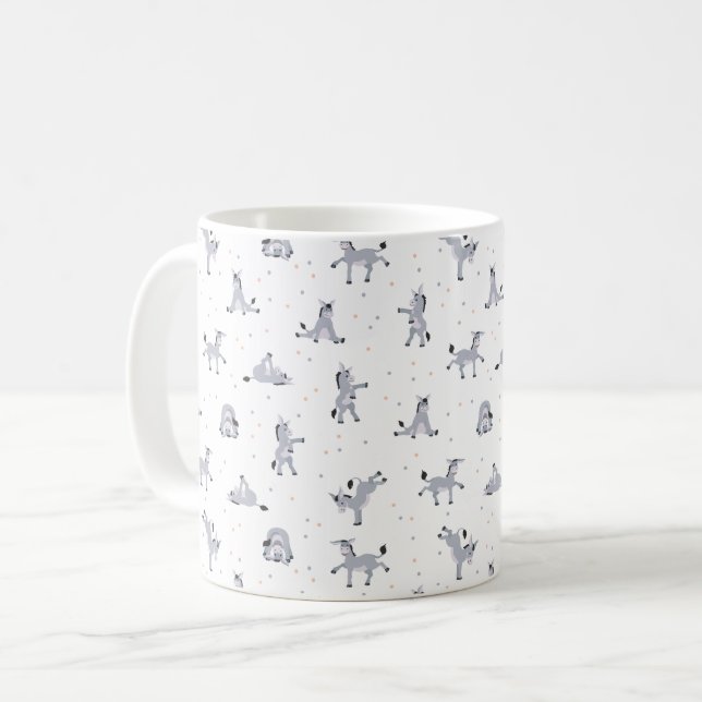 Yoga-Späthchen Kaffeetasse (Vorderseite Links)