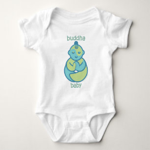 Yoga Speak Baby : Blue Buddha Baby Strampler
