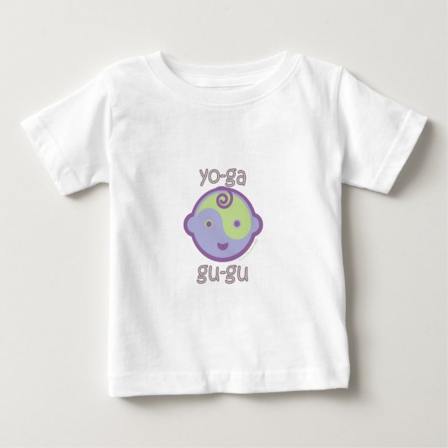Yoga Speak Baby : Yo-Ga Gu Gu Baby T-shirt (Vorderseite)