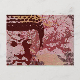 Yoga Speak : Buddha Tree Graphic Postkarte