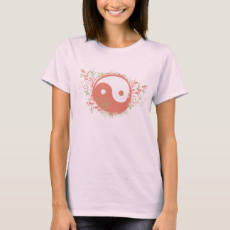 Yoga Speak: Hübsches Yin-Yang-Symbol T-Shirt