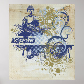 Yoga Speak: Indigowissenschaft Chakra Poster