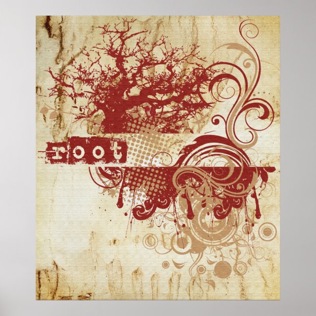 Yoga Speak: Red Root Chakra Poster (Vorne)