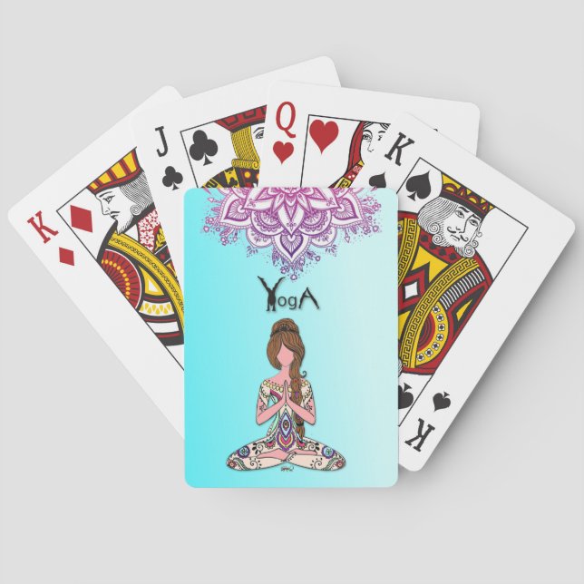 Yoga Spielkarten (Rückseite)