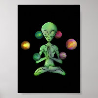 Yoga Spirituelle Alien Meditieren