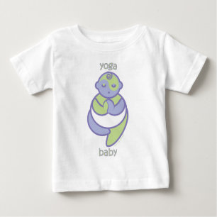 Yoga spricht Baby: Baum-Pose-Yoga-Baby Baby T-shirt