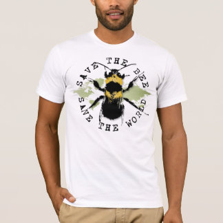Yoga spricht: Retten Sie die Biene… retten die T-Shirt