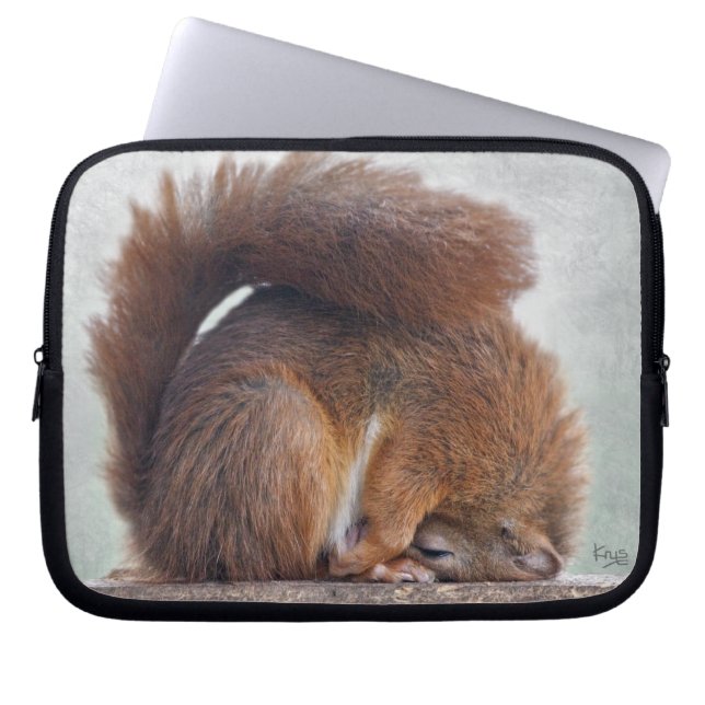 Yoga Squirrel Laptop Sleeve (Vorderseite)