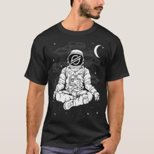 Yoga Stellar Xlm-Münze zum Krypto des Mondes T-Shirt