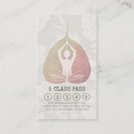 Yoga Studio Class Pass Meditation Pose Bodhi Leaf Treuekarte