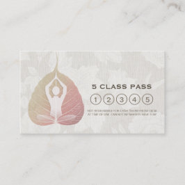 Yoga Studio Class Pass Meditation Pose Bodhi Leaf Treuekarte