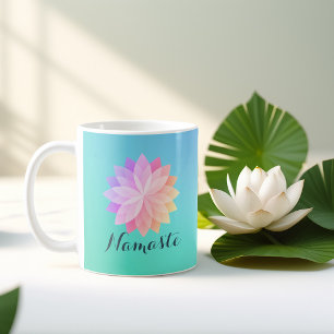 YOGA Studio Meditation Instructor Colorful Mandala Kaffeetasse