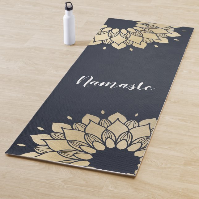 Yoga Studio Meditation Instructor Gold Mandala Yogamatte (Beispiel)
