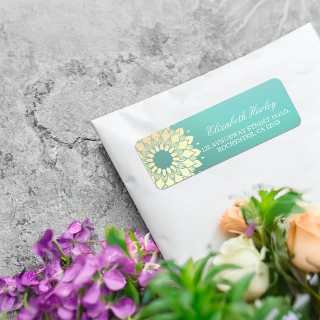 Yoga Studio Meditation Instructor Golden Mandala (Von Creator hochgeladen)