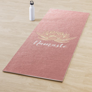 YOGA Studio Meditation Reiki Instructor Gold Lotus Yogamatte