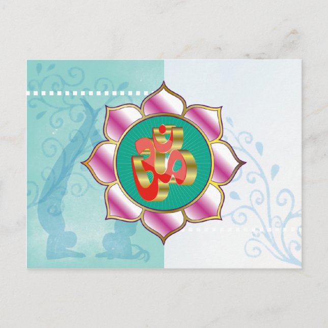 Yoga Studio OM - Postkarte (Vorderseite)