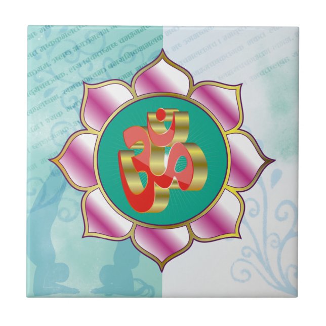 Yoga Studio OM - Tile Fliese (Vorderseite)