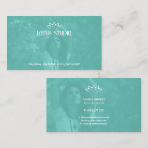 Yoga Studio   Personal Teacher Visitenkarte