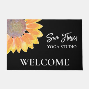 Yoga Studio Sunflower Fußmatte