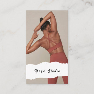 Yoga Studio Teacher Training Business Card Visitenkarte