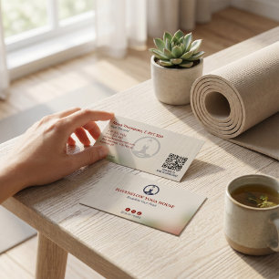 Yoga-Studio-Unternehmen Classic House Visitenkarte