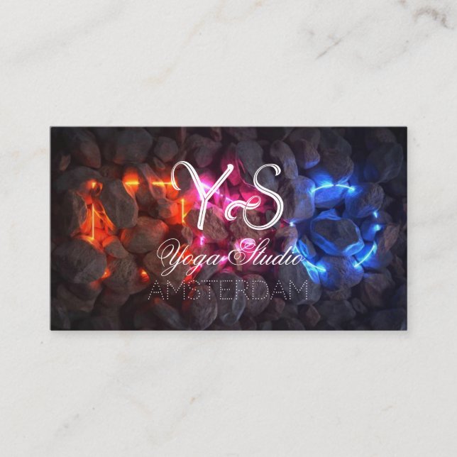 Yoga Studio Visitenkarte (Vorderseite)