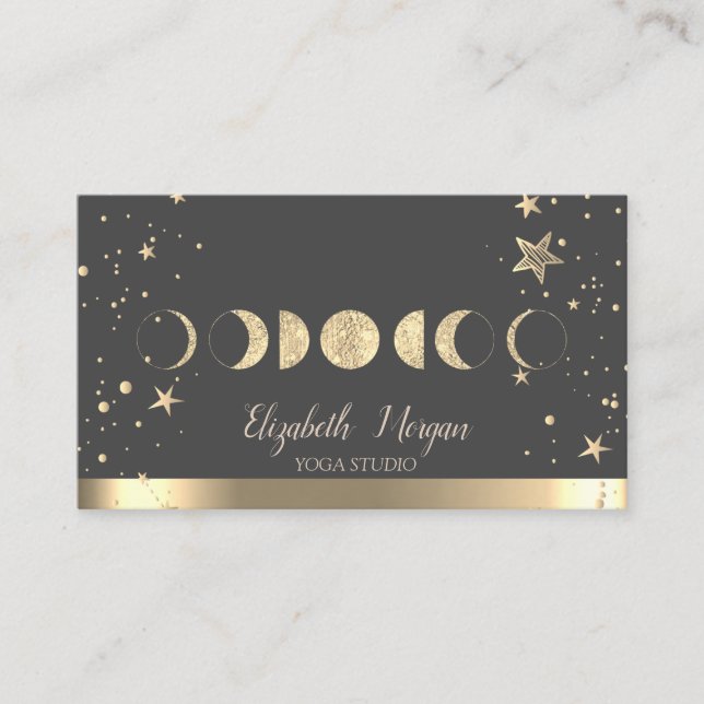 Yoga Studio Visitenkarte (Vorderseite)
