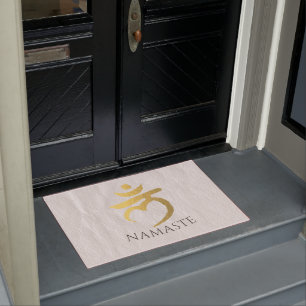 Yoga Studio Welcome Meditation Root Chakra Symbol Fußmatte