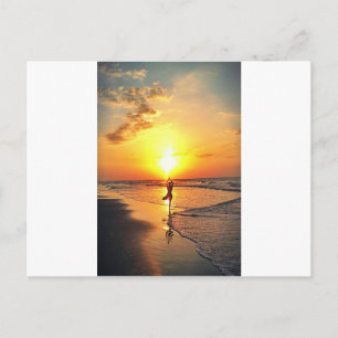 Yoga Sunrise Postkarte