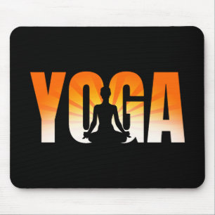 Yoga Sunshine Mousepad