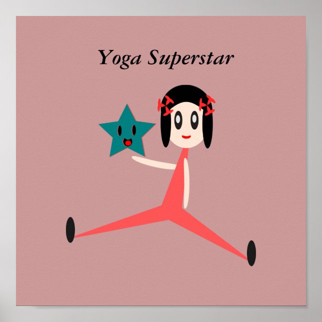 Yoga Superstar Poster (Vorne)