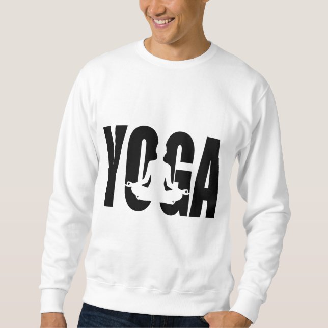 Yoga. Sweatshirt (Vorderseite)