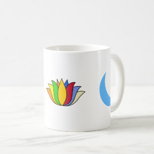 Yoga-Symbole zur Selbstverwirklichung Kaffeetasse