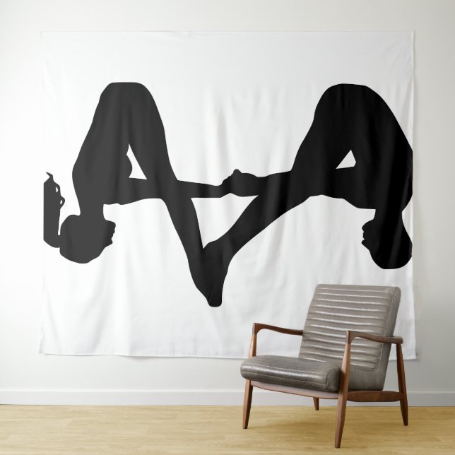 Yoga Tapestry Wandteppich (Beispiel (Horizontal))