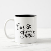 Yoga-Tasse OM Shanti
