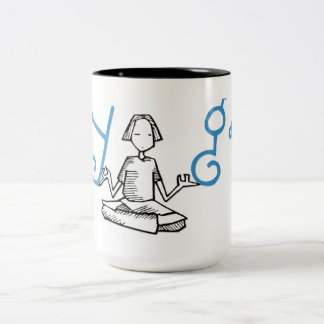 Yoga-Tasse Zweifarbige Tasse